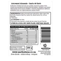 Earthshine Activated Almonds - Garlic & Herb